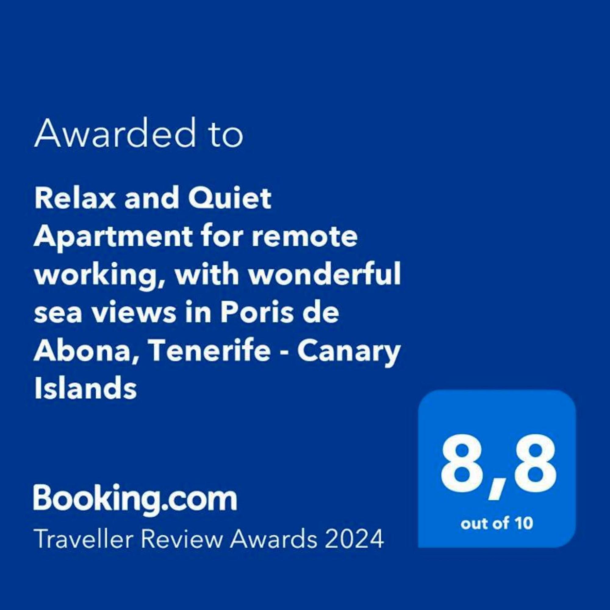 Relax And Quiet Apartment For Remote Working, With Wonderful Sea Views In Poris De Abona, Tenerife - Canary Islands ภายนอก รูปภาพ